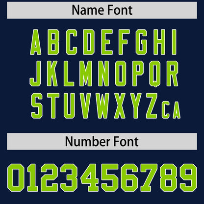 Custom Neon Green White Reversible Baseball Jersey Classic Style Add Team Name & Player Number Moisture-Wicking