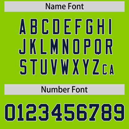 Custom Neon Green White Reversible Baseball Jersey Classic Style Add Team Name & Player Number Moisture-Wicking