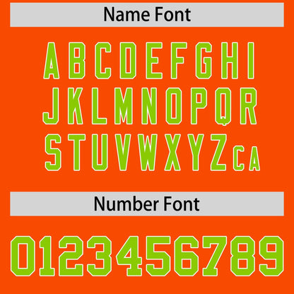 Custom Orange White Reversible Baseball Jersey Classic Style Add Team Name & Player Number Moisture-Wicking