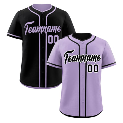 Custom Black Reversible Baseball Jersey Classic Style For Youth Team Design Service