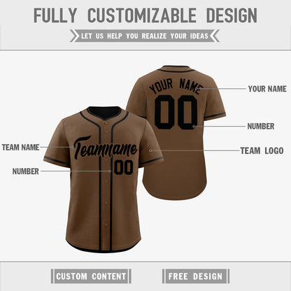 Custom Black White Reversible Baseball Jersey Classic Style Add Team Name & Player Number Moisture-Wicking
