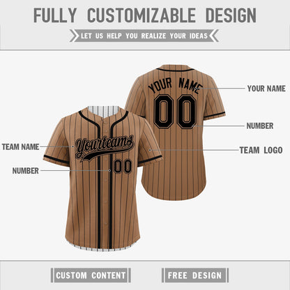 Custom White Black Reversible Baseball Jersey Stripe Fashion Game Day & Tournament Wear Lightweight