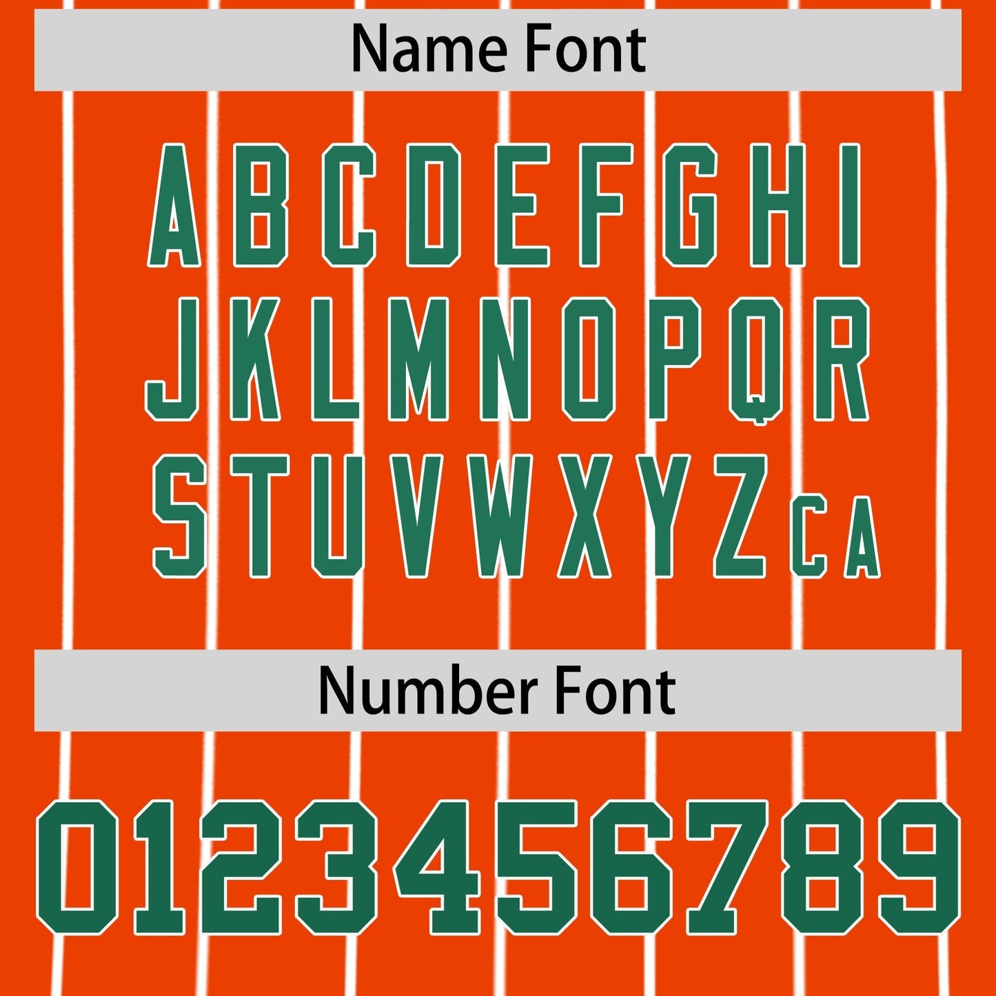 Custom Green Orange Reversible Baseball Jersey Stripe Fashion Game Day & Tournament Wear Lightweight