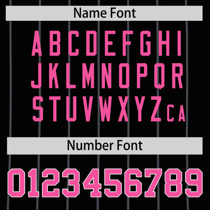 Custom Black Pink Reversible Baseball Jersey Stripe Fashion Game Day & Tournament Wear Lightweight