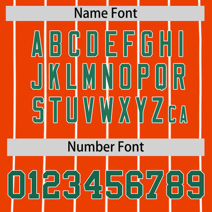 Custom Green Orange Reversible Baseball Jersey Stripe Fashion Game Day & Tournament Wear Lightweight
