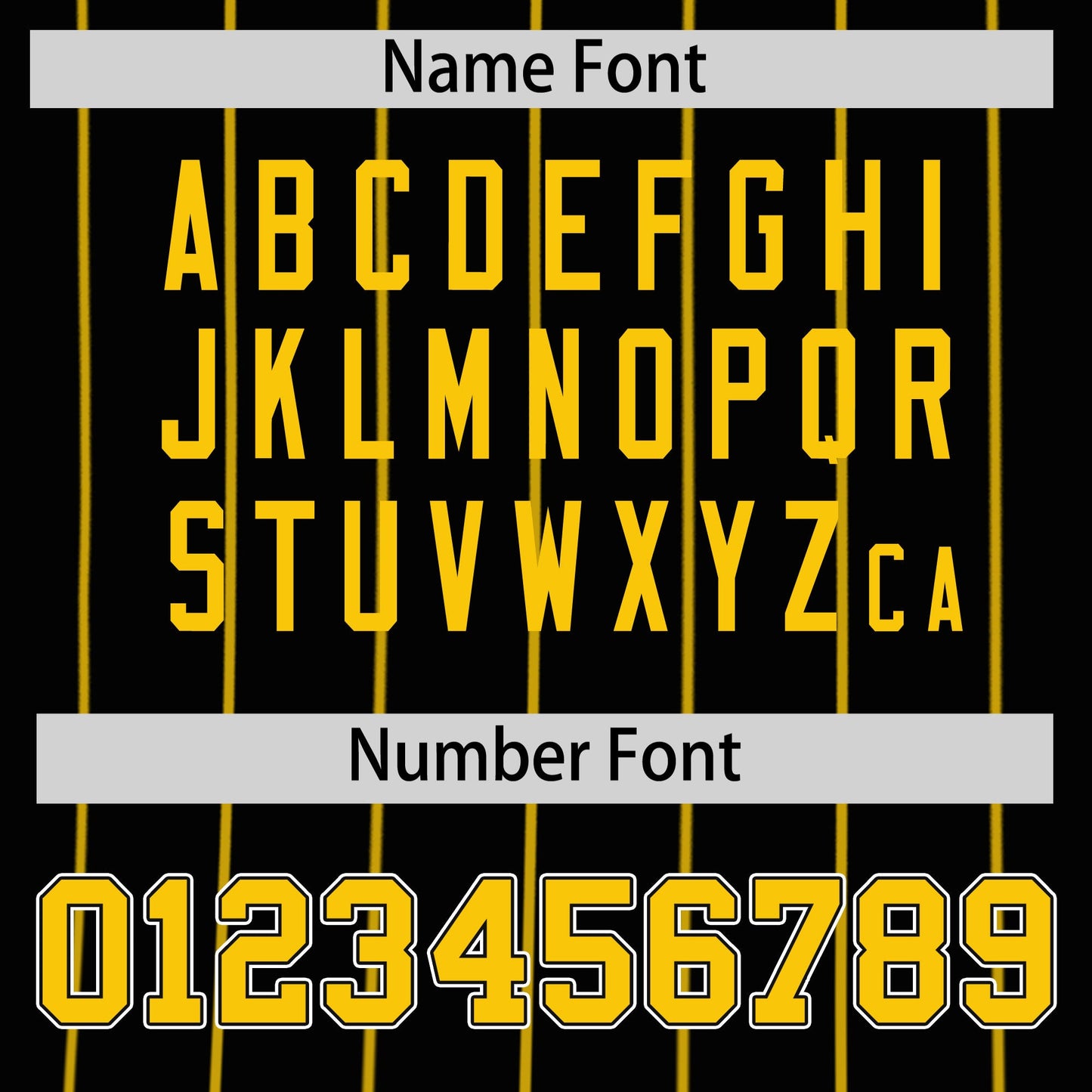 Custom Black Yellow Reversible Baseball Jersey Stripe Fashion Game Day & Tournament Wear Breathable