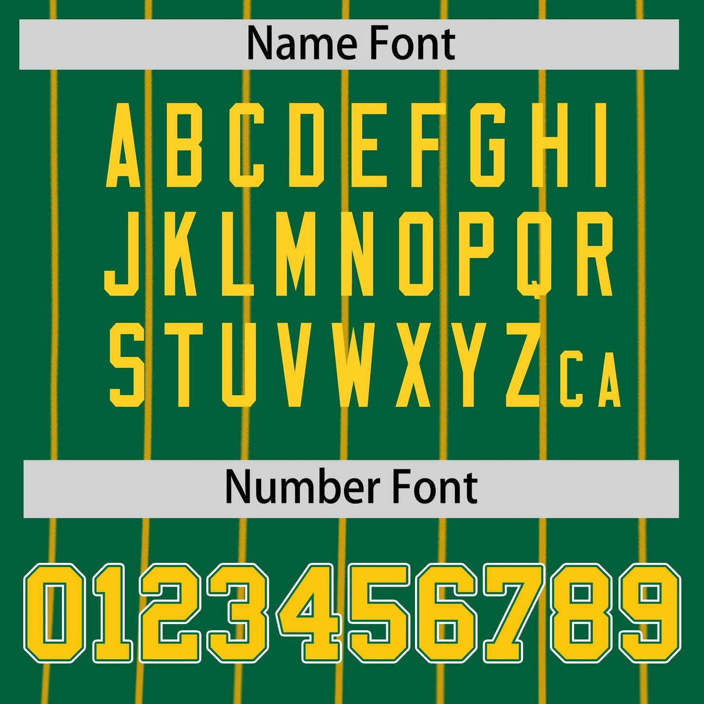 Custom Kelly Green Yellow Reversible Baseball Jersey Stripe Fashion Game Day & Tournament Wear Lightweight