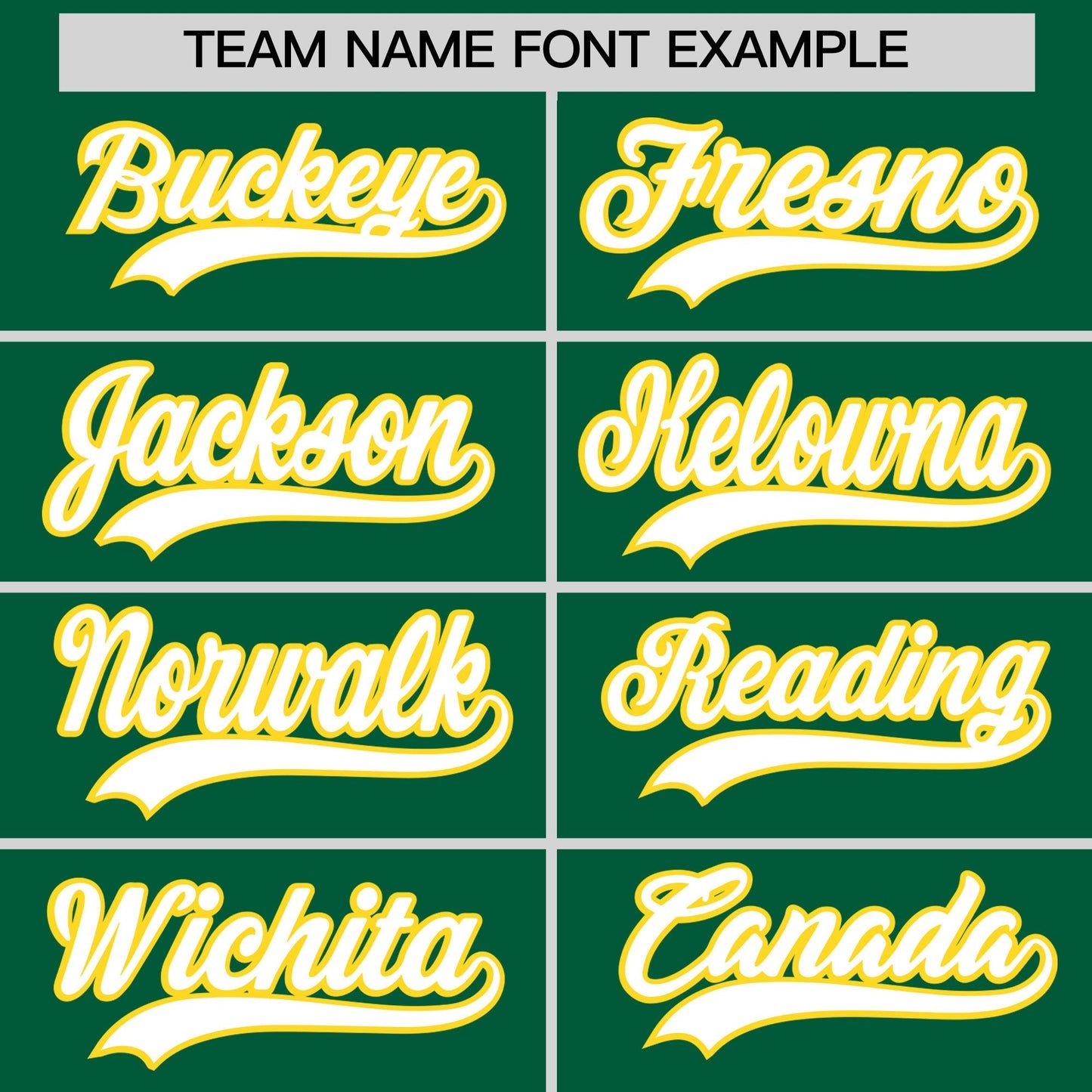 Custom White Gold Kelly Green Reversible Baseball Jersey Classic Style Two-Button Team Uniform