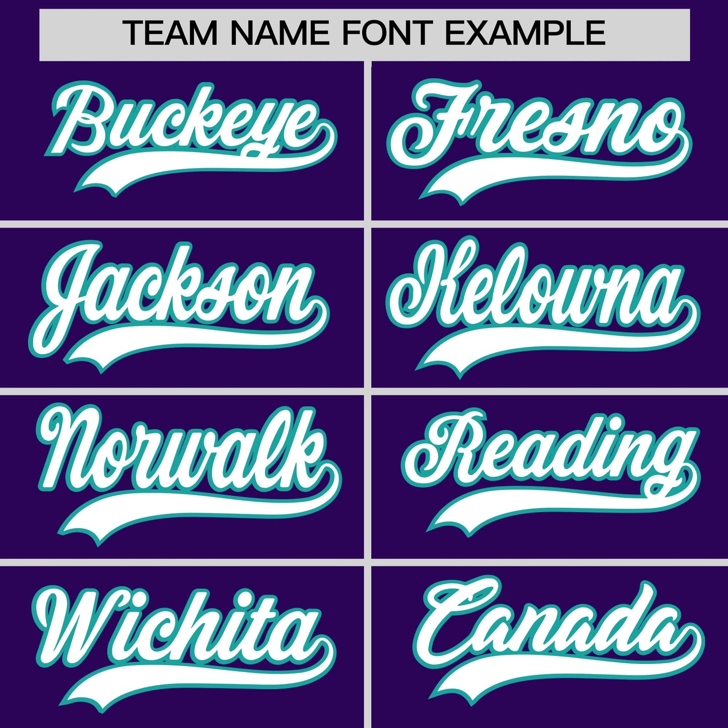 Custom White Aqua Purple Reversible Baseball Jersey Classic Style Two-Button Team Uniform