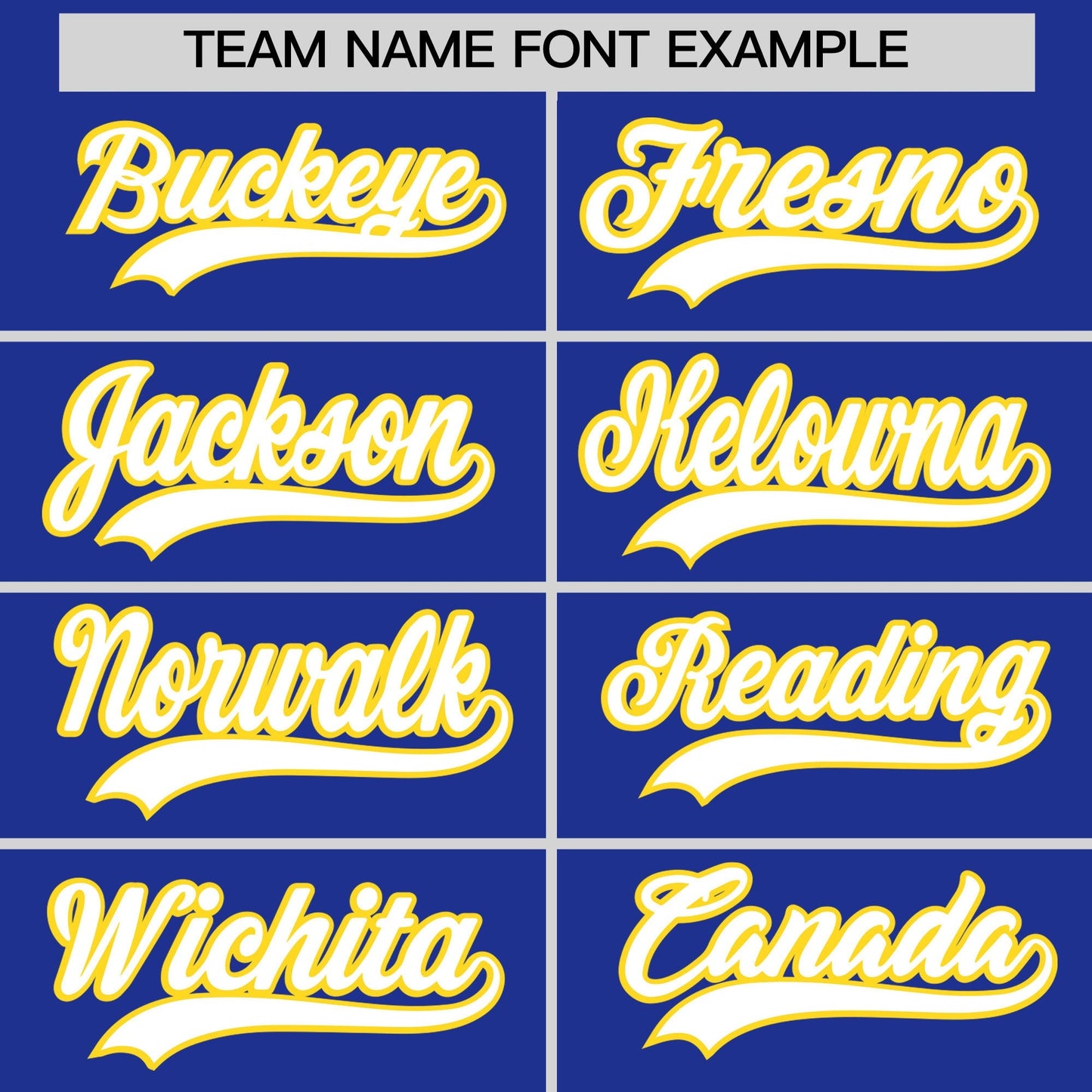 Custom White Gold Royal Blue Reversible Baseball Jersey Classic Style Two-Button Team Uniform