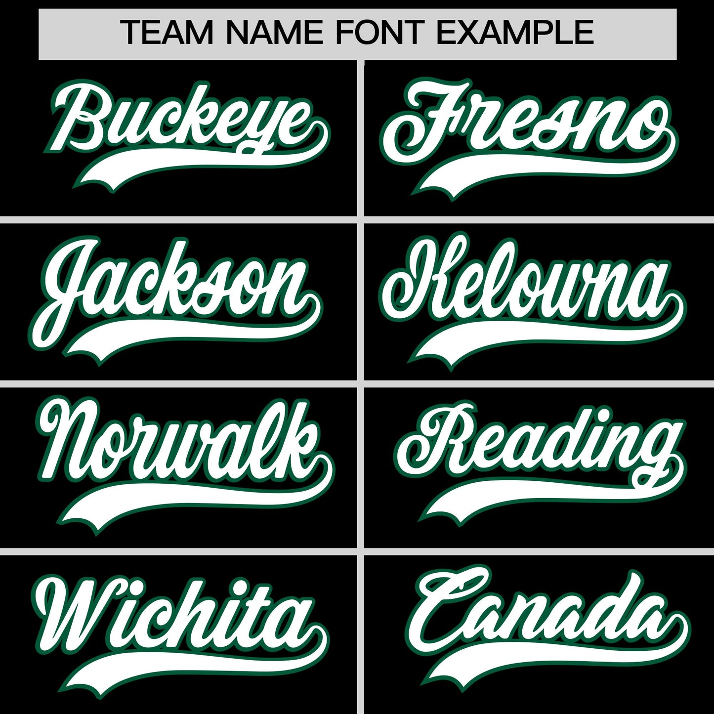 Custom White Kelly Green Black Reversible Baseball Jersey Classic Style Two-Button Team Uniform