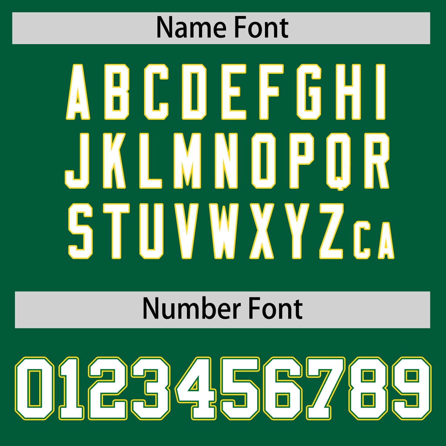 Custom White Gold Kelly Green Reversible Baseball Jersey Classic Style Two-Button Team Uniform