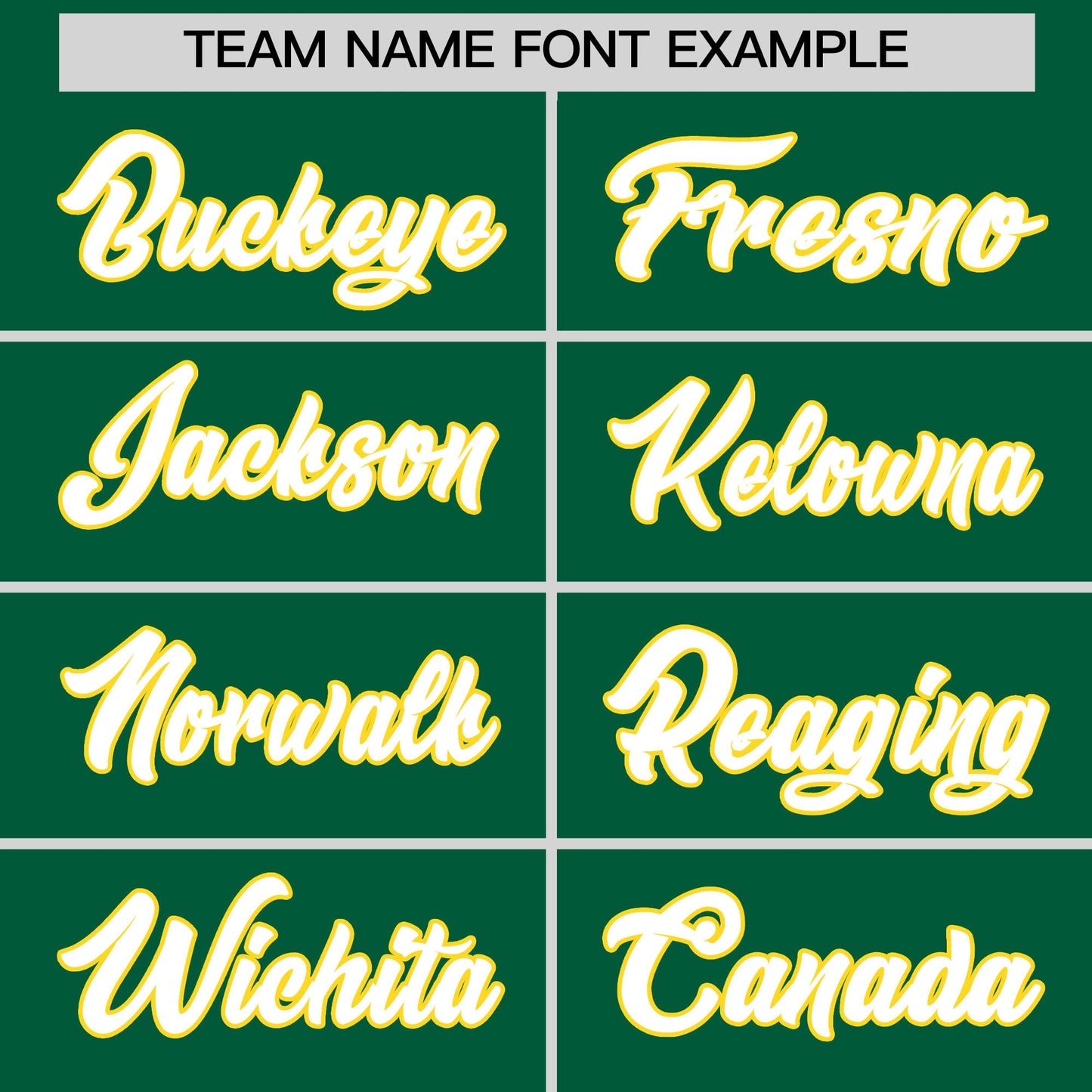 Custom White Gold Kelly Green Reversible Baseball Jersey Classic Style Two-Button Team Uniform