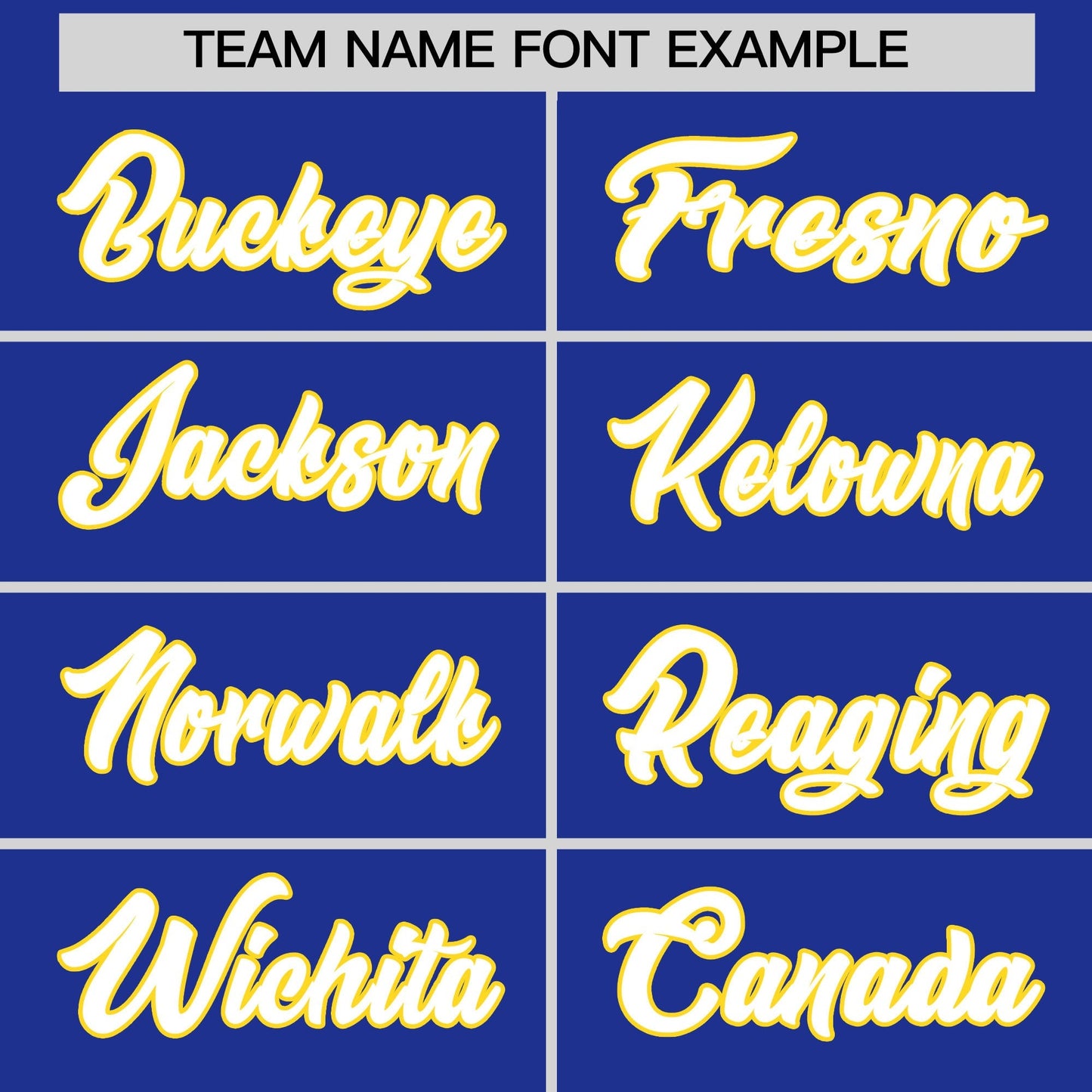 Custom White Gold Royal Blue Reversible Baseball Jersey Classic Style Two-Button Team Uniform