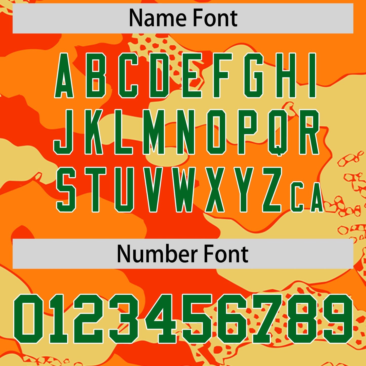 Custom Orange Dark Green Kelly Green Reversible Pullover Baseball Jersey Camo Breathable