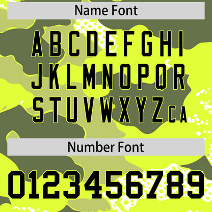 Custom Fluorescent Green Crimson Reversible Pullover Baseball Jersey Camo Stretch Fabric