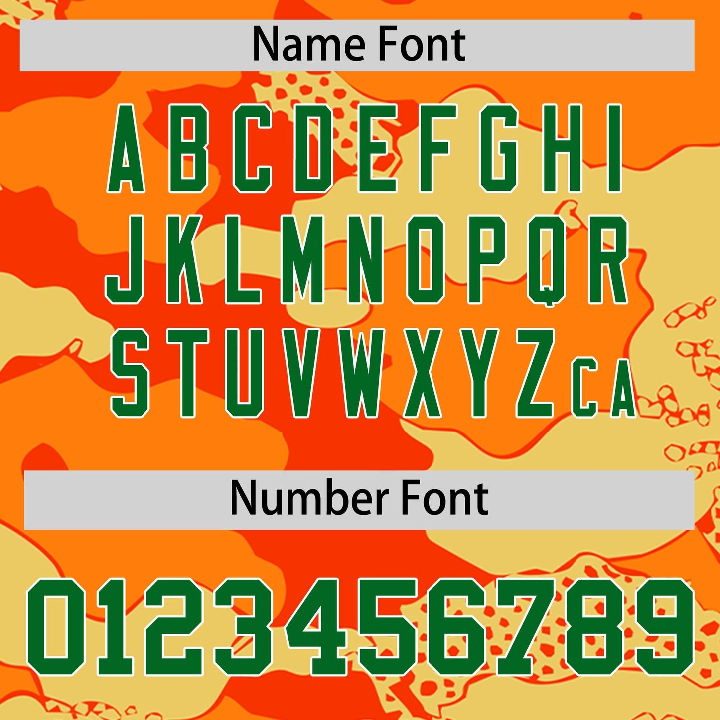 Custom Orange Dark Green Kelly Green Reversible Pullover Baseball Jersey Camo Breathable