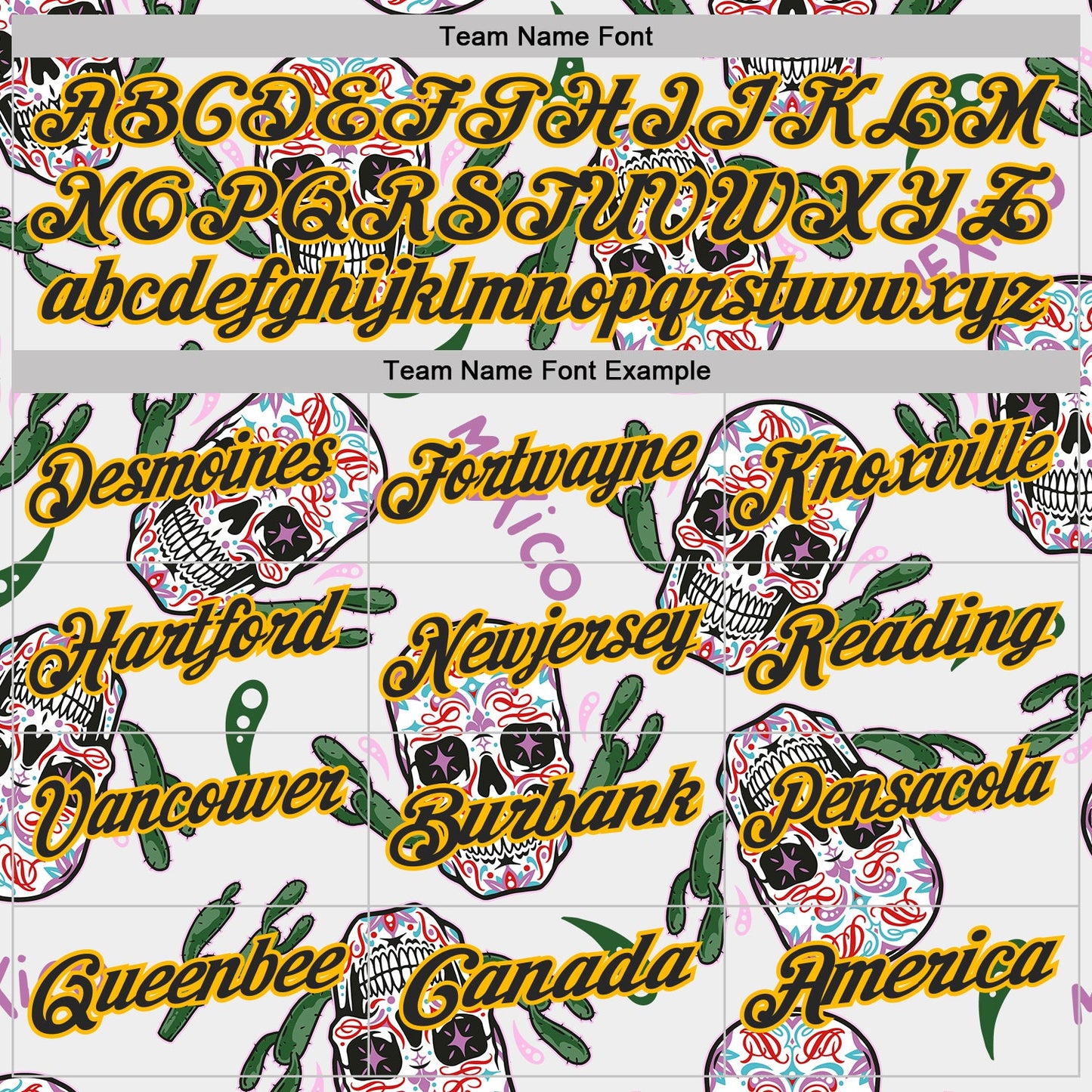 Custom White Black-Gold Day of the Dead Mexican Sugar Skull Performance Polo Shirt