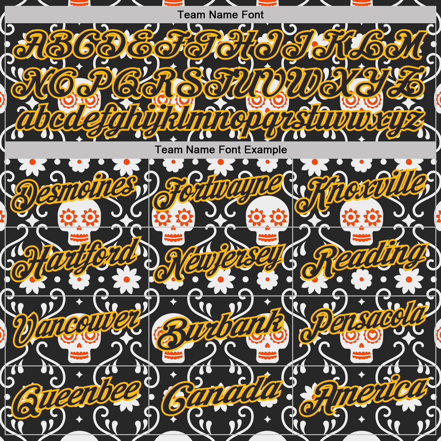 Custom Black-Gold Day of the Dead Mexican Sugar Skull Performance Polo Shirt
