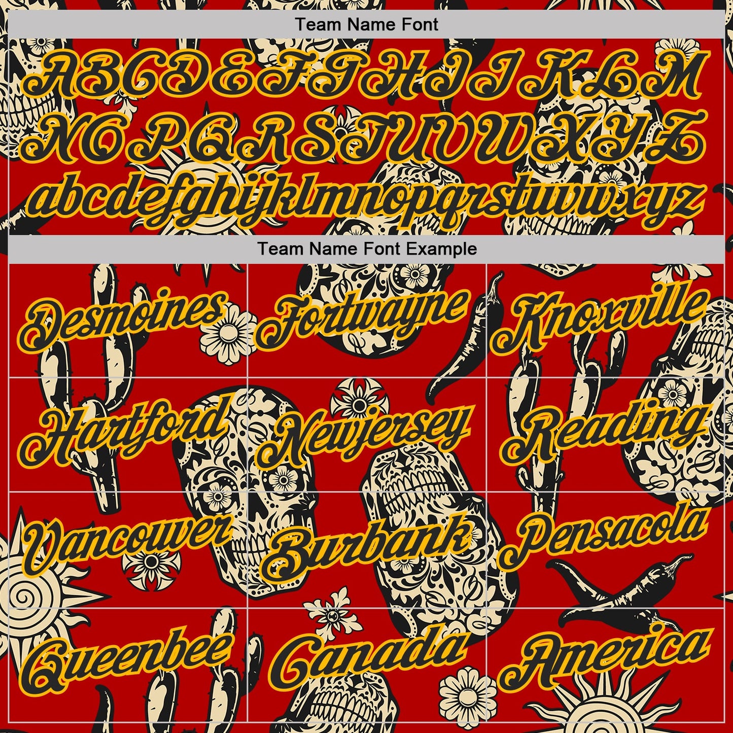 Custom Red Black-Gold Day of the Dead Mexican Sugar Skull Performance Polo Shirt