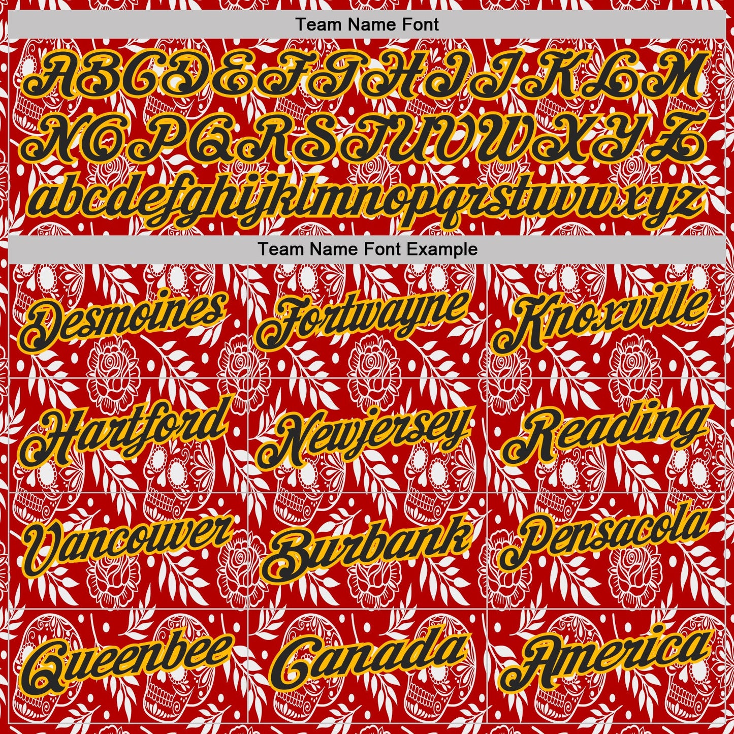 Custom Red Black-Gold Day of the Dead Mexican Sugar Skull Performance Polo Shirt