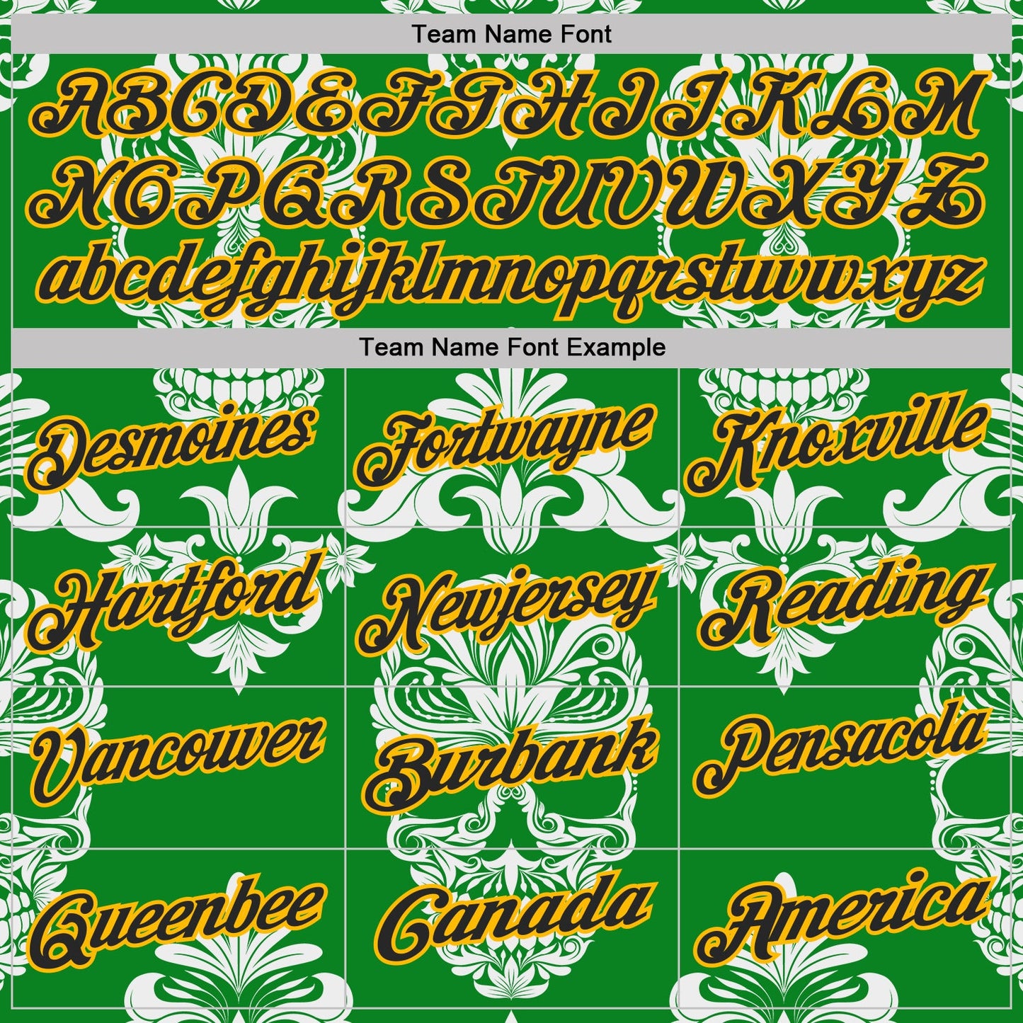Custom Grass Green Black-Gold Day of the Dead Mexican Sugar Skull Performance Polo Shirt