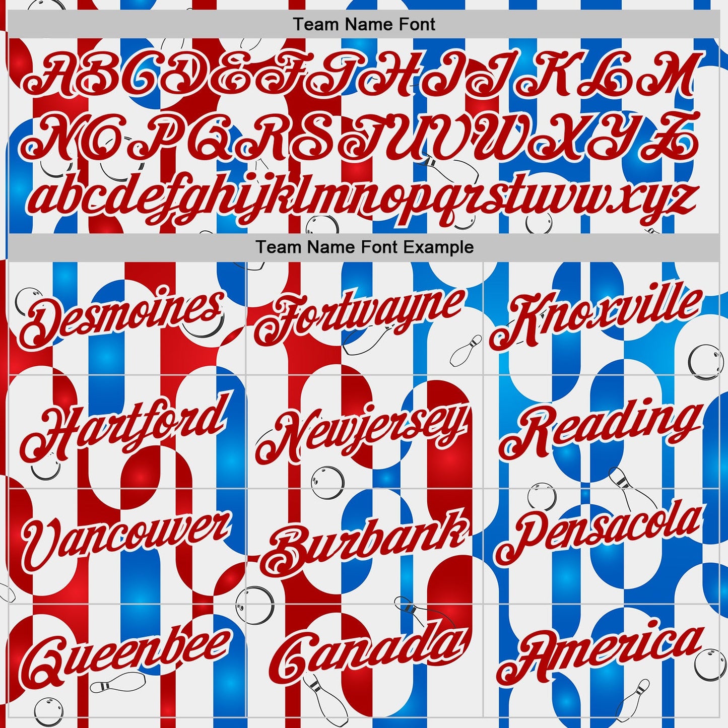 Custom White Red-Blue Bowling American Inspired Performance Polo Shirt