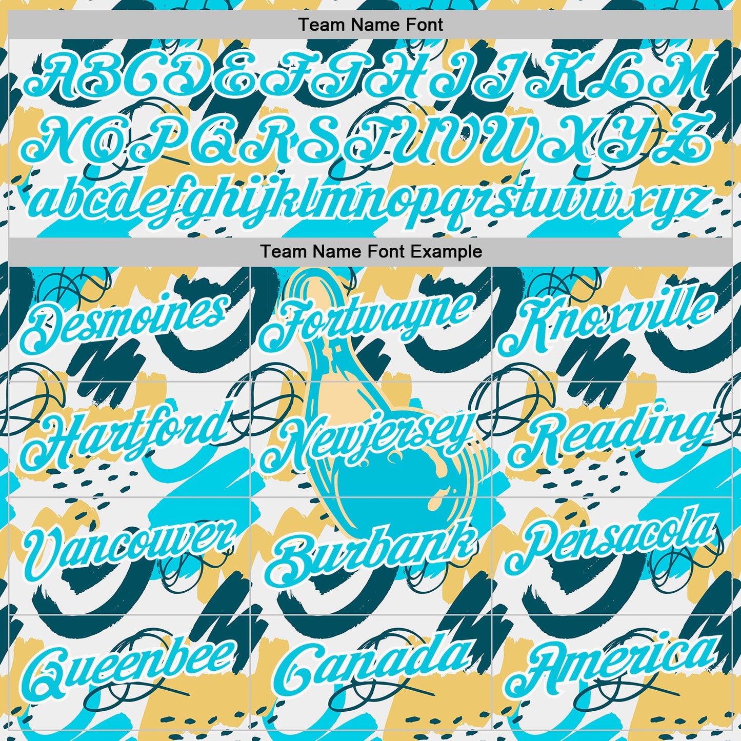Custom White Blue-Yellow Bowling Abstract Painting Performance Polo Shirt