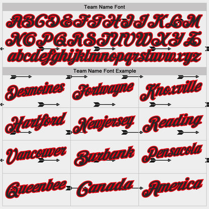 Custom White Black-Fire Red Arrow Archery Performance Polo Shirt