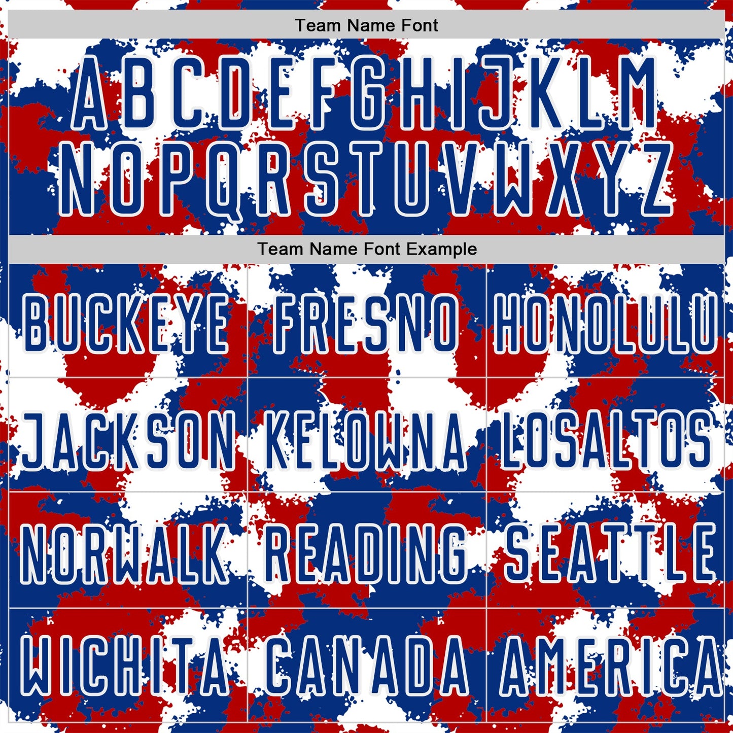 Custom Royal Red-White USA Style Patriotic Splash? Sublimation Soccer Uniform Jersey