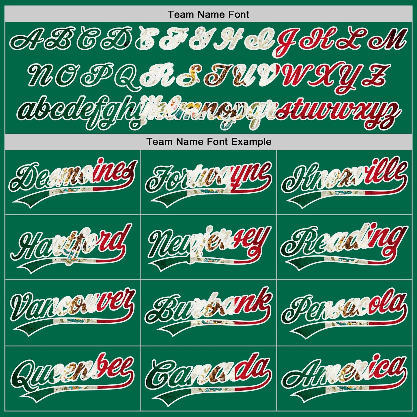Custom Kelly Green Vintage Mexican Flag White-Red Raglan Sleeves Stripes Two-Button Unisex Softball Jersey