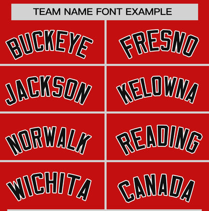Custom Red Black T-shirt Classic Style Stripe Fashion Sports Shirt for Youth & Adults