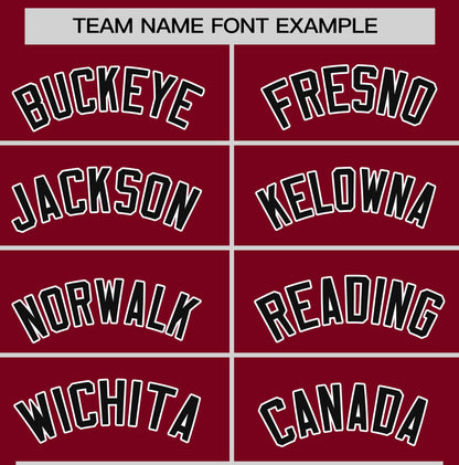 Custom Crimson Black T-shirt Classic Style Stripe Fashion Sports Shirt for Youth & Adults