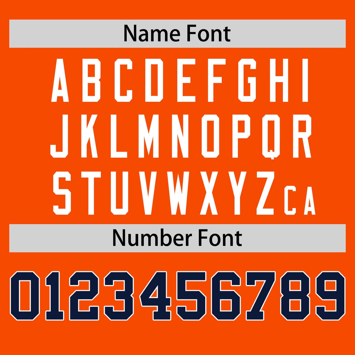 Custom Orange Navy T-shirt Classic Style Stripe Fashion Sports Shirt for Youth & Adults