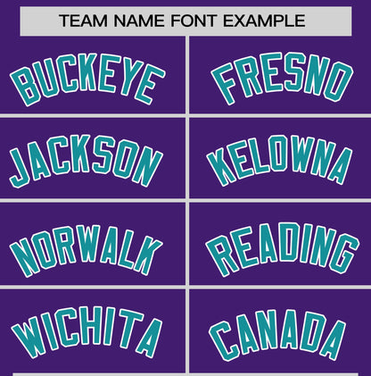 Custom Purple Aqua T-shirt Classic Style Stripe Fashion Sports Shirt for Youth & Adults