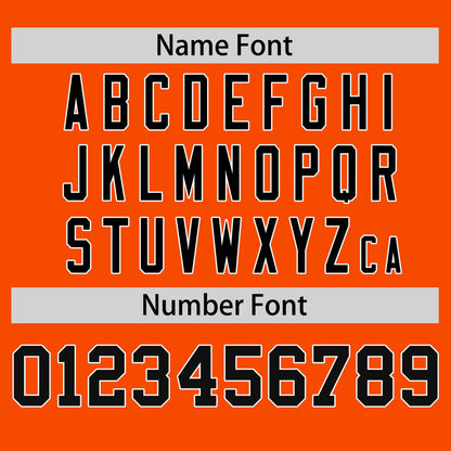 Custom Orange Black T-shirt Classic Style Stripe Fashion Sports Shirt for Youth & Adults