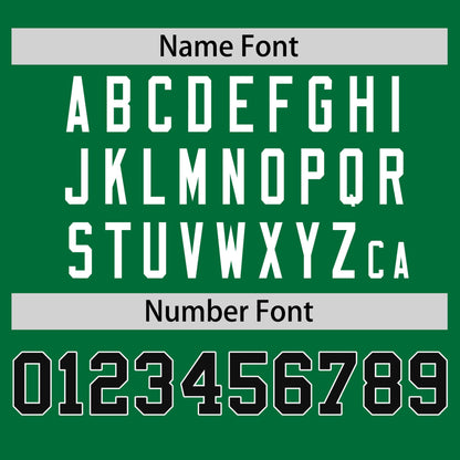 Custom Kelly Green Black T-shirt Classic Style Stripe Fashion Sports Shirt for Youth & Adults