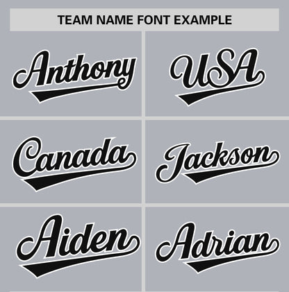 Custom Gray Black T-shirt Classic Style Stripe Fashion Sports Shirt for Youth & Adults