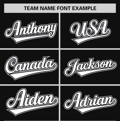 Custom Black Gray T-shirt Classic Style Stripe Fashion Sports Shirt for Youth & Adults