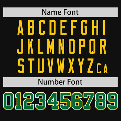 Custom Black Kelly Green T-shirt Classic Style Stripe Fashion Sports Shirt for Youth & Adults