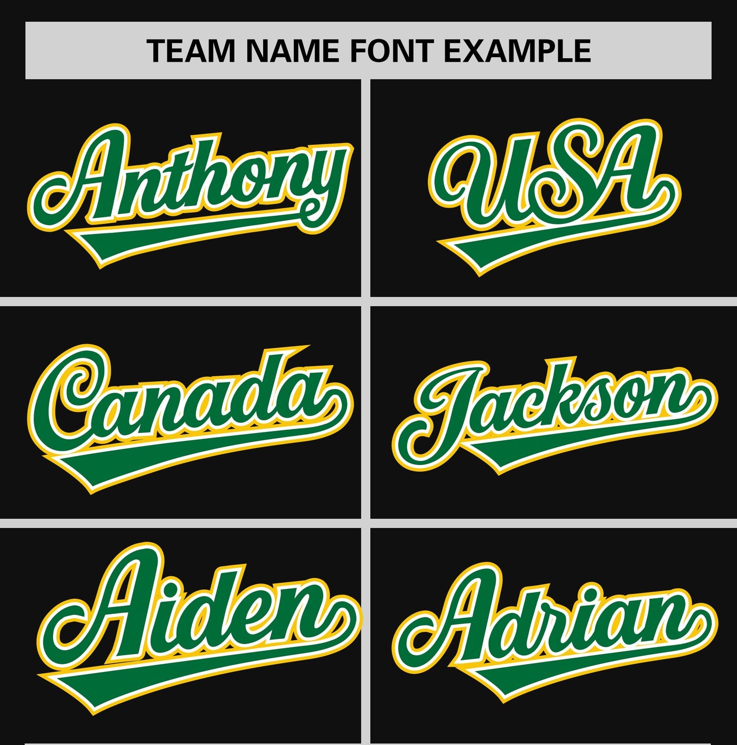 Custom Black Kelly Green T-shirt Classic Style Stripe Fashion Sports Shirt for Youth & Adults