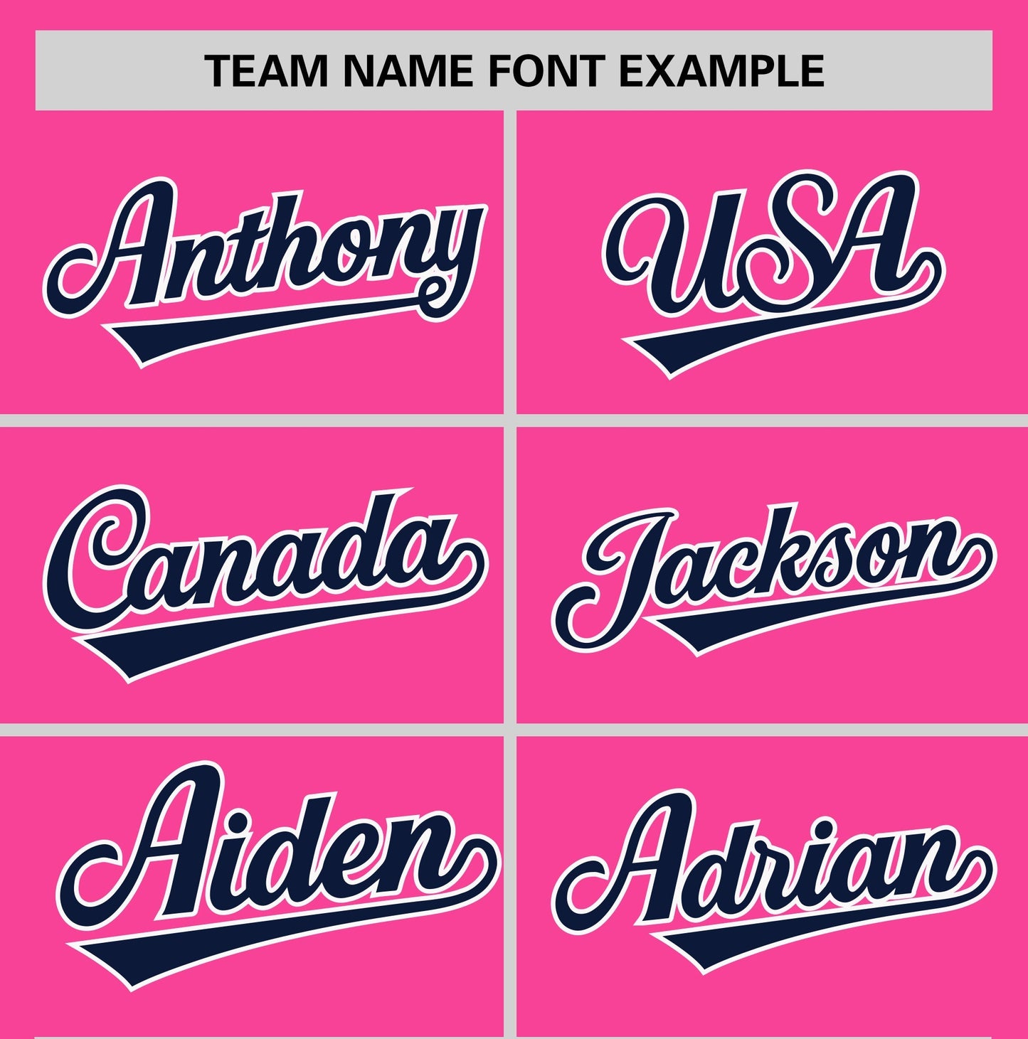 Custom Pink Navy T-shirt Classic Style Stripe Fashion Sports Shirt for Youth & Adults