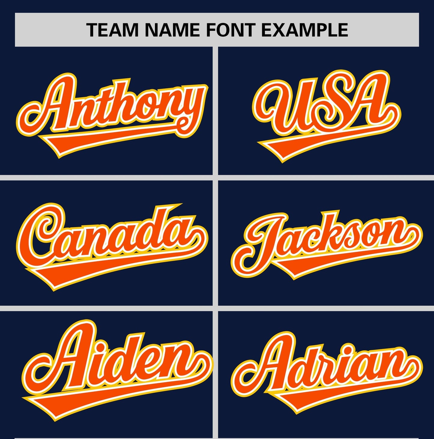 Custom Navy Orange T-shirt Classic Style Stripe Fashion Sports Shirt for Youth & Adults
