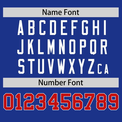 Custom Royal Blue Red T-shirt Classic Style Stripe Fashion Sports Shirt for Youth & Adults