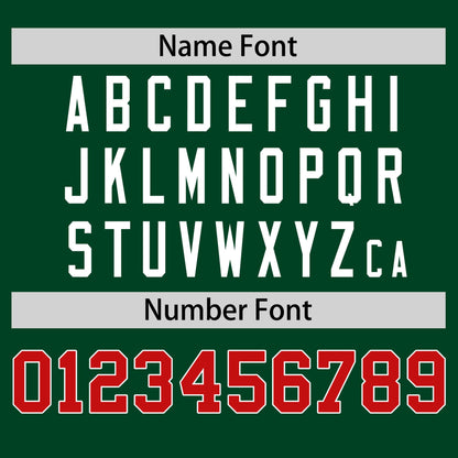 Custom Green Red T-shirt Classic Style Stripe Fashion Sports Shirt for Youth & Adults