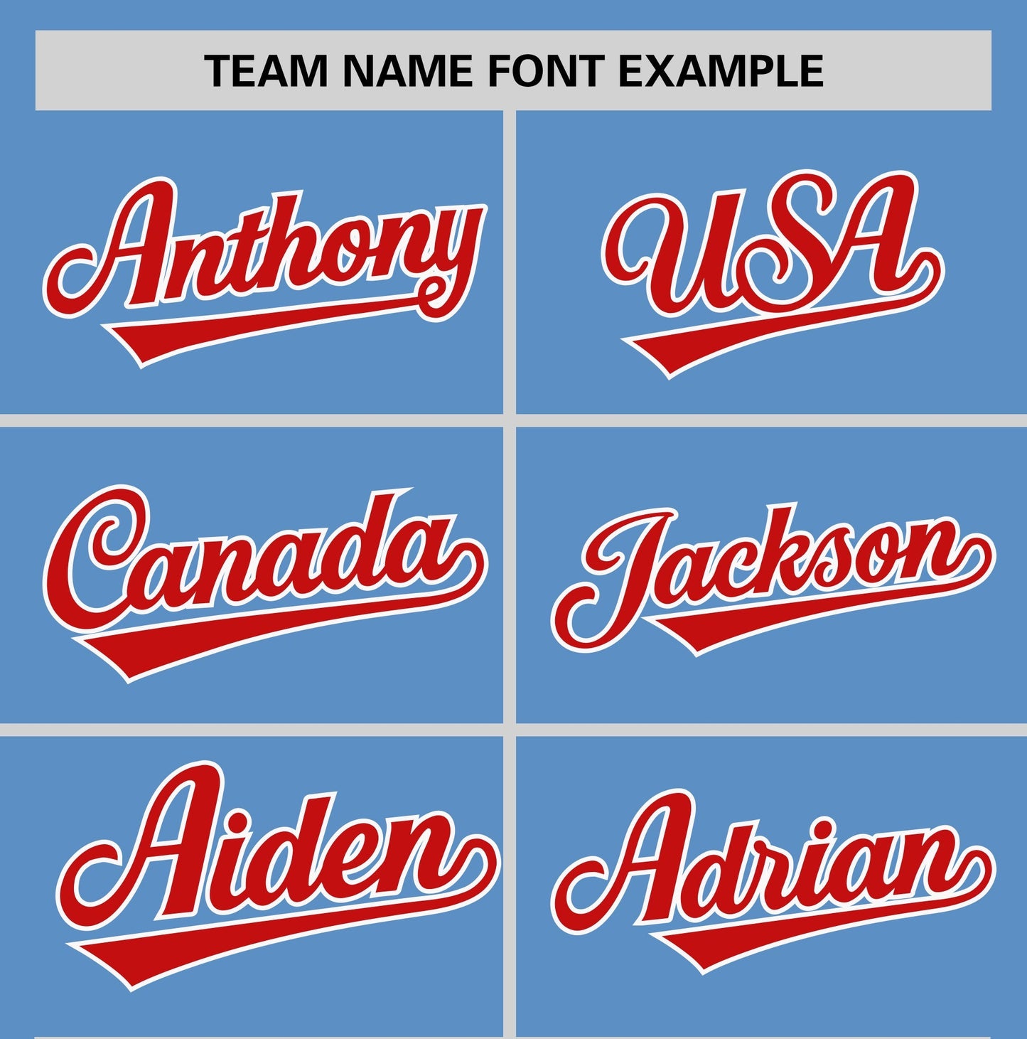 Custom Light Blue Red T-shirt Classic Style Stripe Fashion Sports Shirt for Youth & Adults