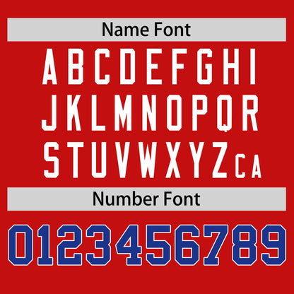 Custom Red Royal Blue T-shirt Classic Style Stripe Fashion Sports Shirt for Youth & Adults