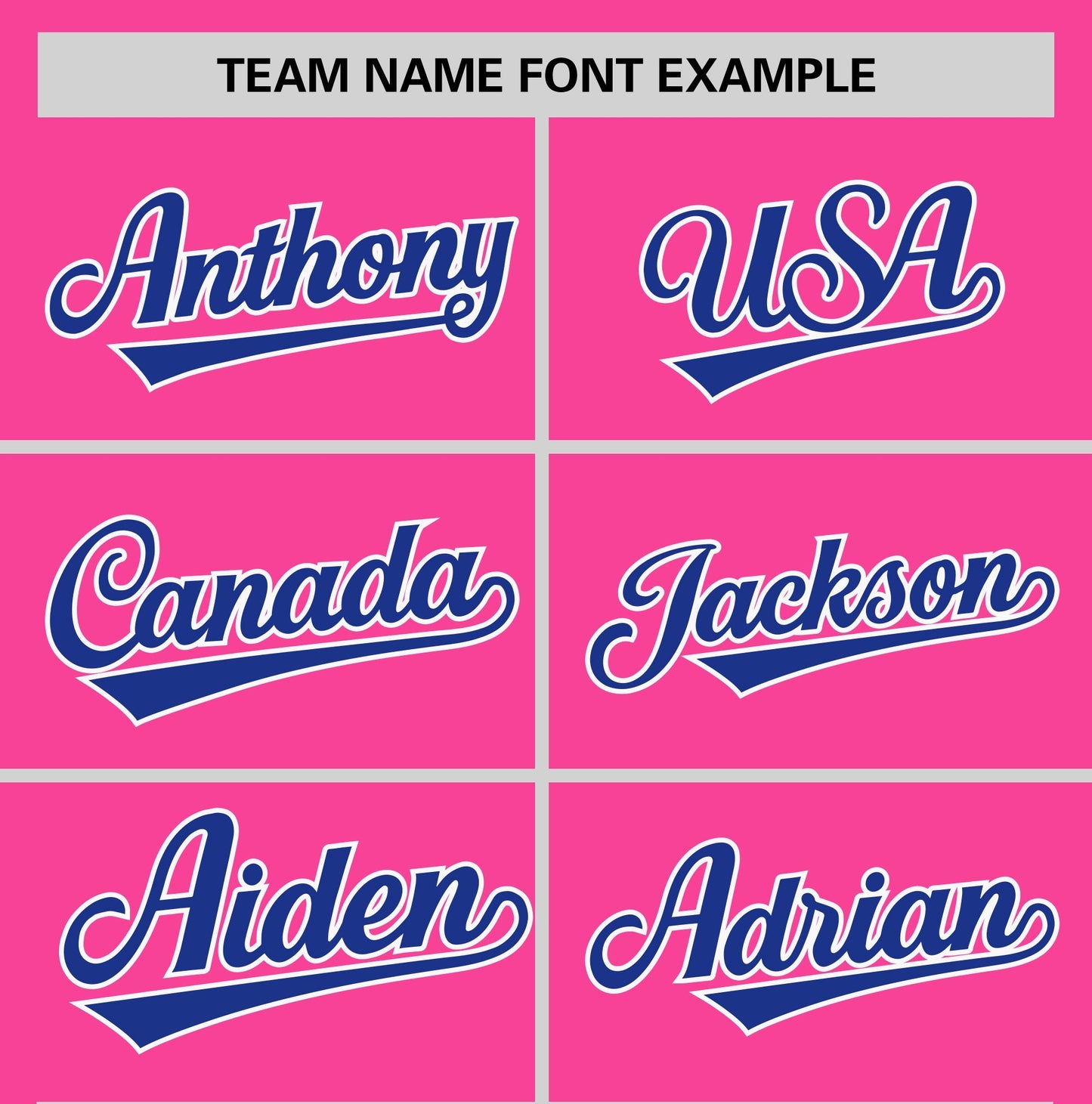 Custom Pink Royal Blue T-shirt Classic Style Stripe Fashion Sports Shirt for Youth & Adults