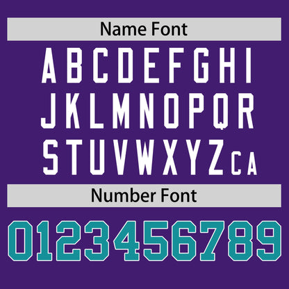 Custom Purple Aqua T-shirt Classic Style Stripe Fashion Sports Shirt for Youth & Adults