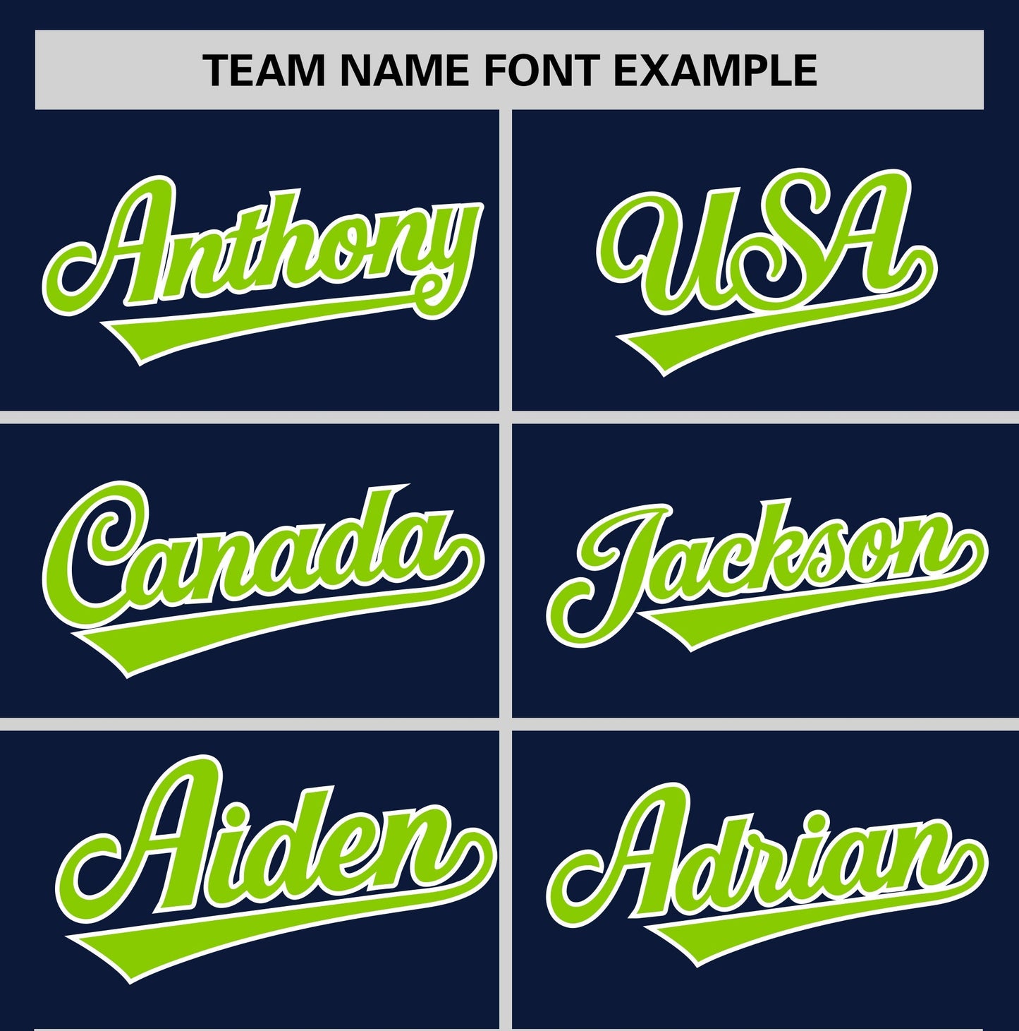 Custom Navy Neon Green T-shirt Classic Style Stripe Fashion Sports Shirt for Youth & Adults